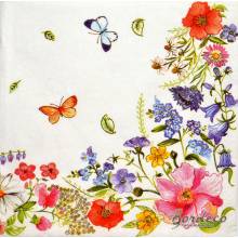 Serwetka decoupage seria DAISY polne kwiaty 33x33cm